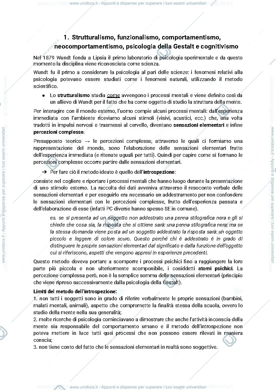 Anteprima pagina 1 — Psicologia cognitiva e ergonomia