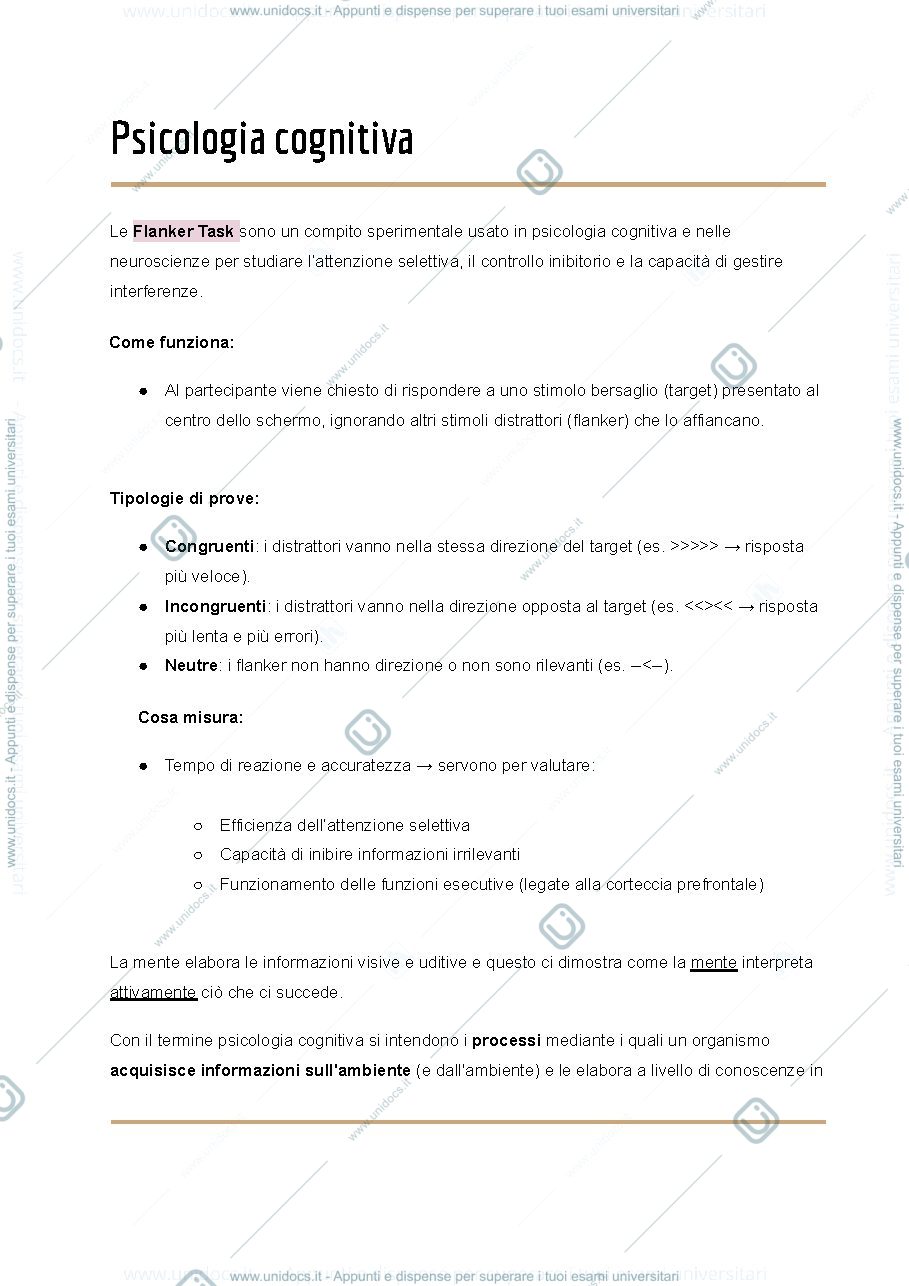 Anteprima pagina 1 — riassunto libri esami