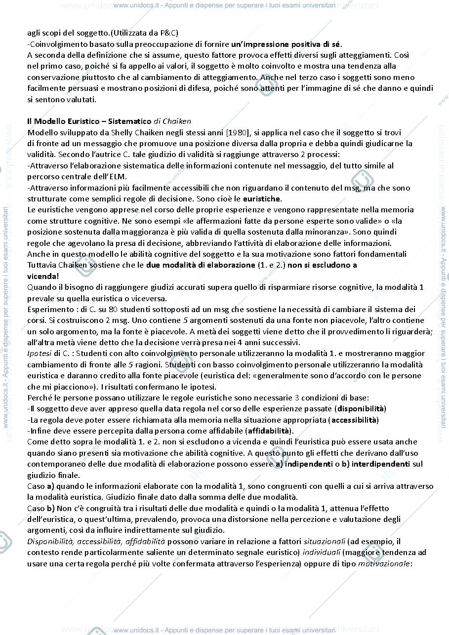 Anteprima pagina 3 — Riassunto "La Persuasione" (Cavazza)