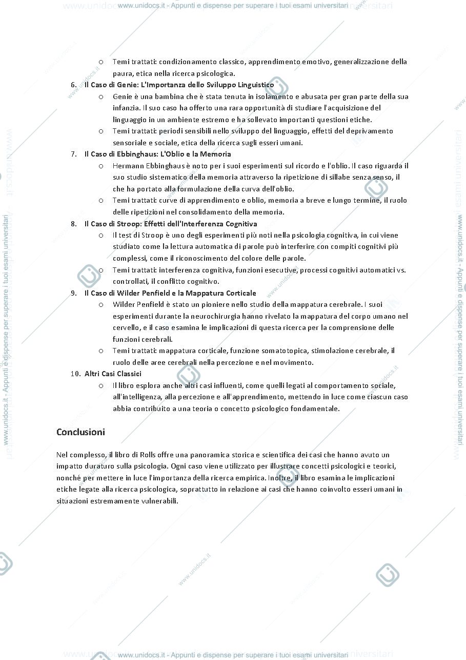Anteprima pagina 2 — Casi classici della Psicologia. G Rolls (2010) 