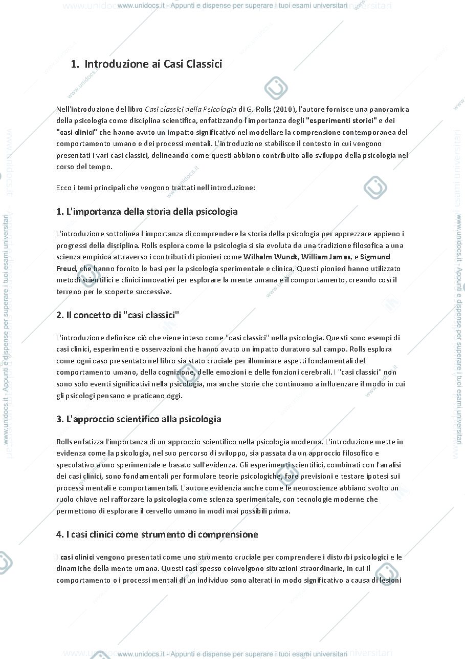 Anteprima pagina 3 — Casi classici della Psicologia. G Rolls (2010) 