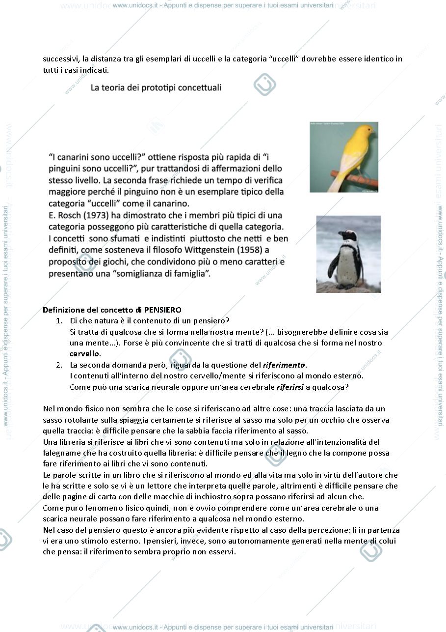 Anteprima pagina 2 — Riassunto integrato di Processi Cognitivi: IL RAGIONAMENTO
