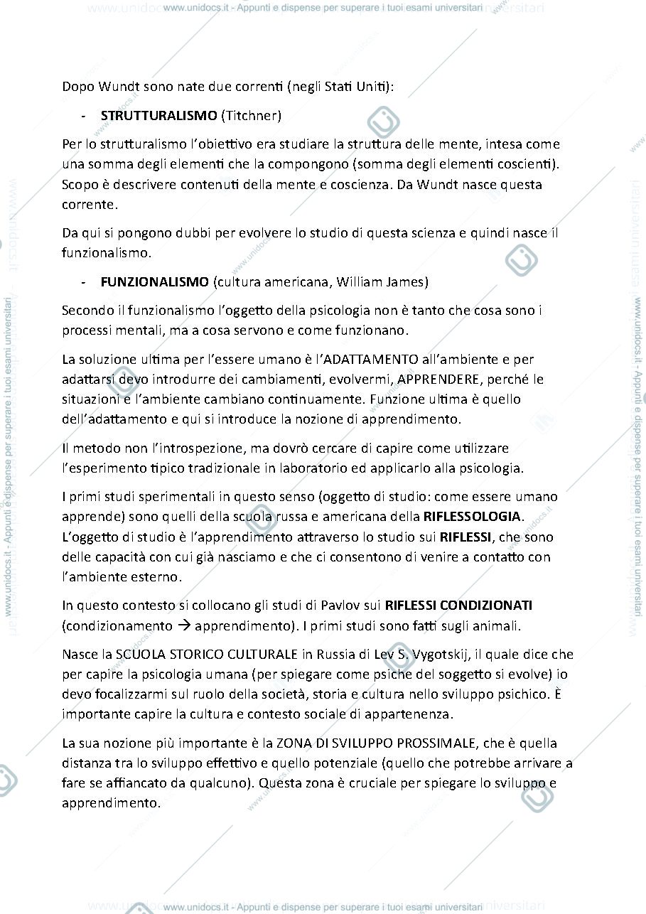 Anteprima pagina 4 — Appunti di psicologia del ciclo di vita