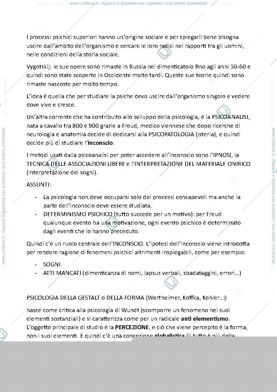 Anteprima pagina 5 — Appunti di psicologia del ciclo di vita