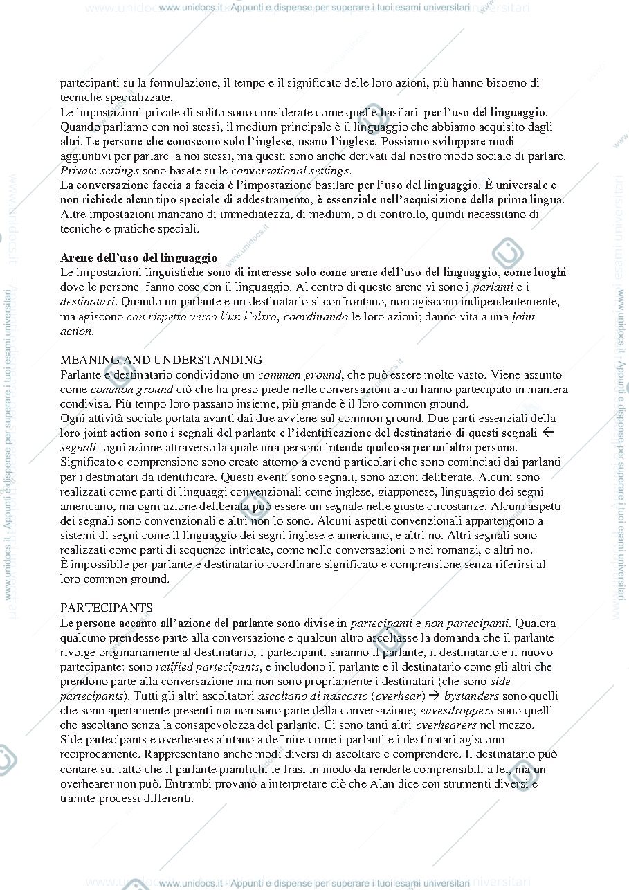 Anteprima pagina 3 — Appunti esame psicolinguistica articolo a scelta Barsalou