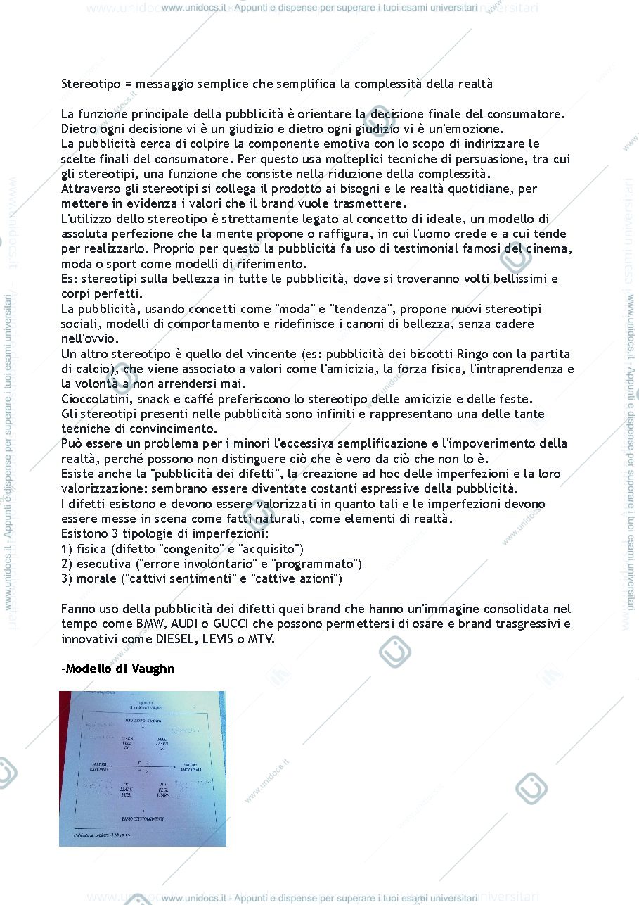 Anteprima pagina 2 — Domande per esame Psicologia del Marketing e della Pubblicità