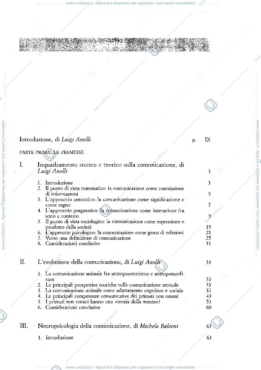 Anteprima pagina 3 — Anolli psicologia della comunicazione