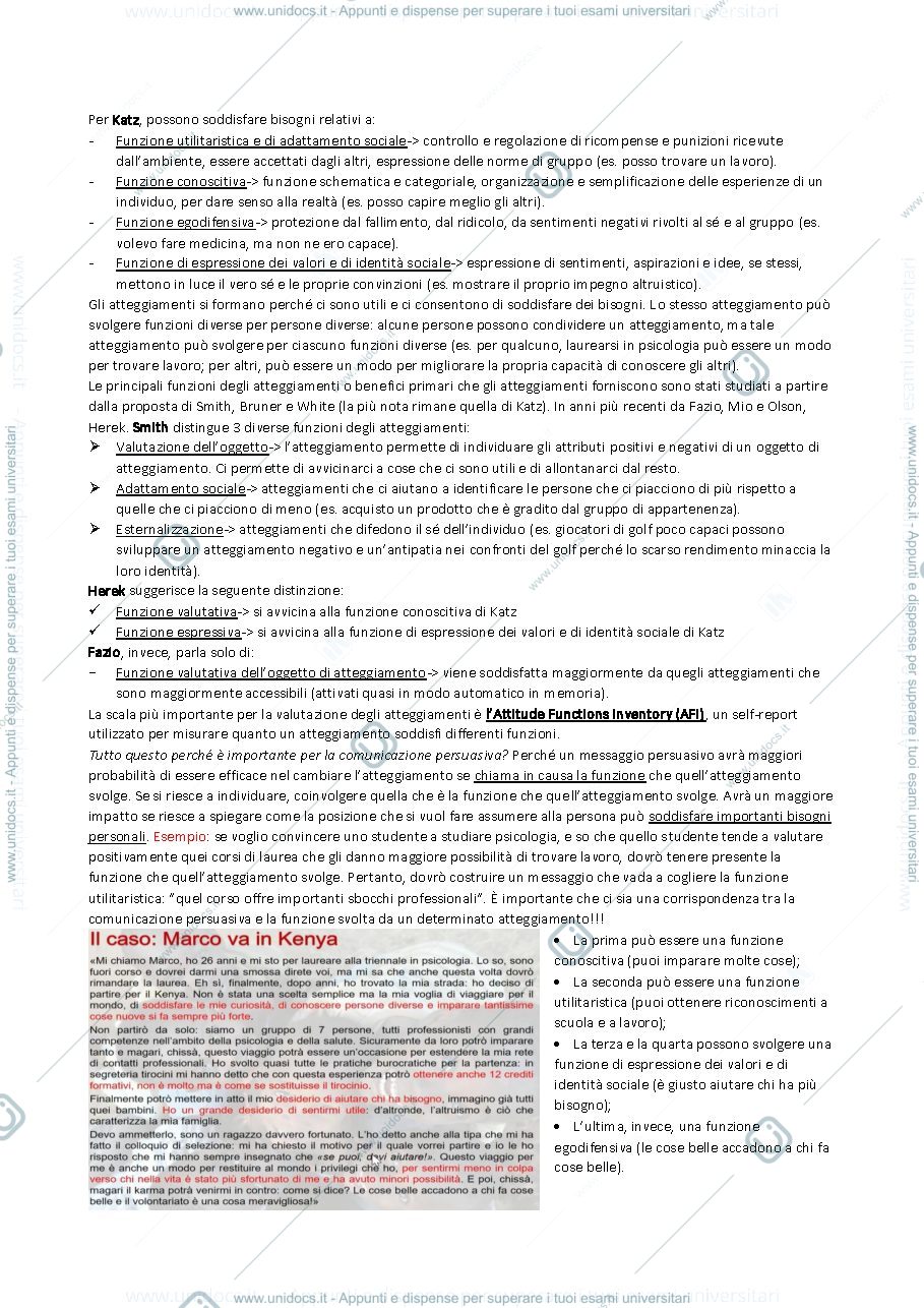 Anteprima pagina 3 — Sbobinature esame "Psicologia della Comunicazione Persuasiva"