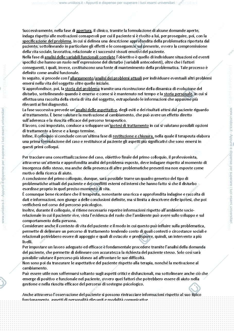 Anteprima pagina 2 — Il primo Colloquio e le sue modalità comunicative 