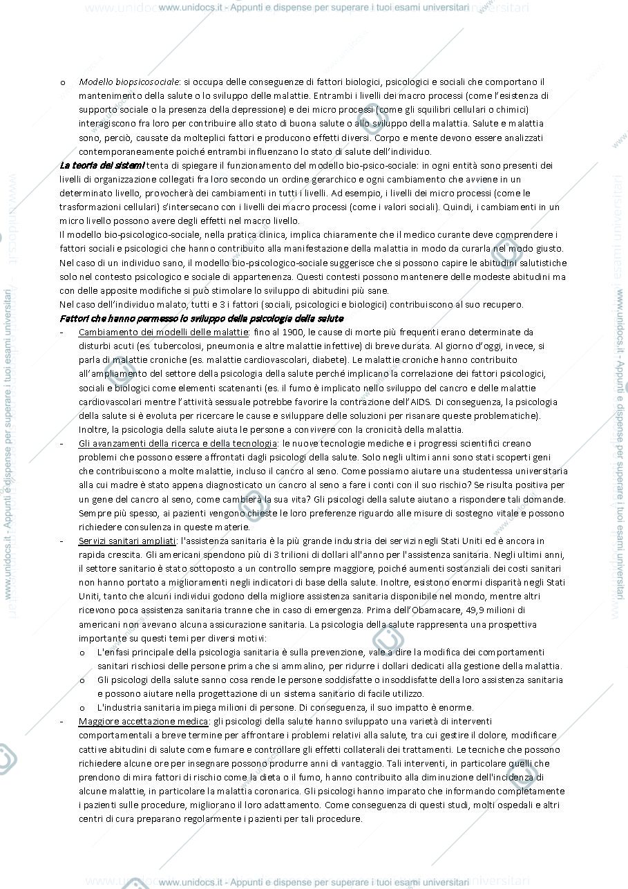 Anteprima pagina 2 — Riassunto libro "Health Psychology (10th edition)" di Taylor 