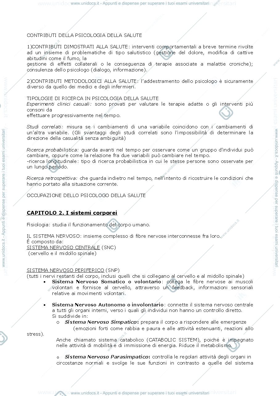 Anteprima pagina 4 — Riassunto "Health Psychology" (Taylor)