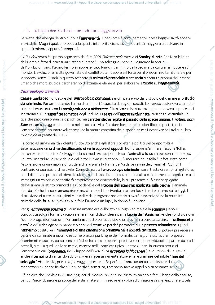 Anteprima pagina 1 — La bestia dentro di noi