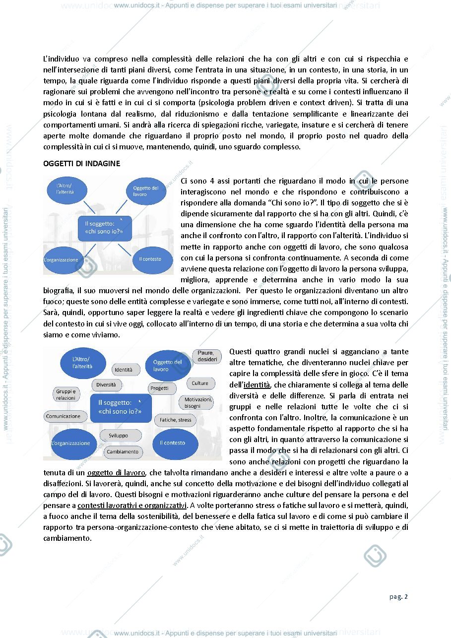 Anteprima pagina 2 — Appunti di Psicologia delle Relazioni