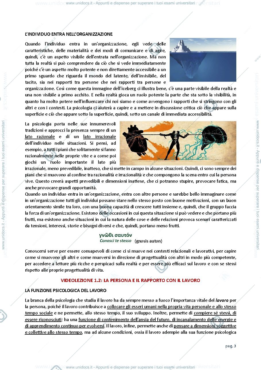 Anteprima pagina 3 — Appunti di Psicologia delle Relazioni