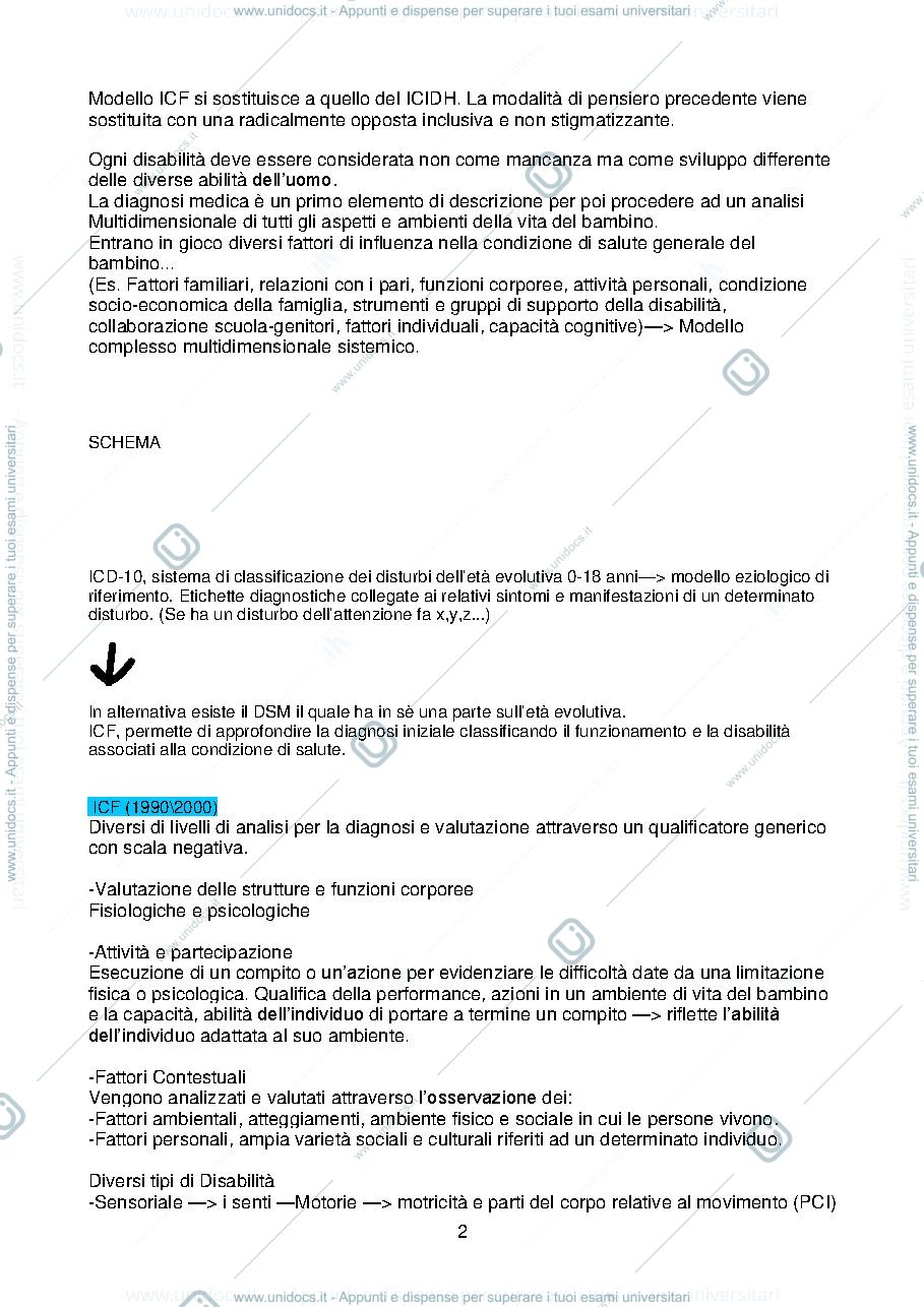 Anteprima pagina 2 — Psicologia dell'educazione per la disabilità.