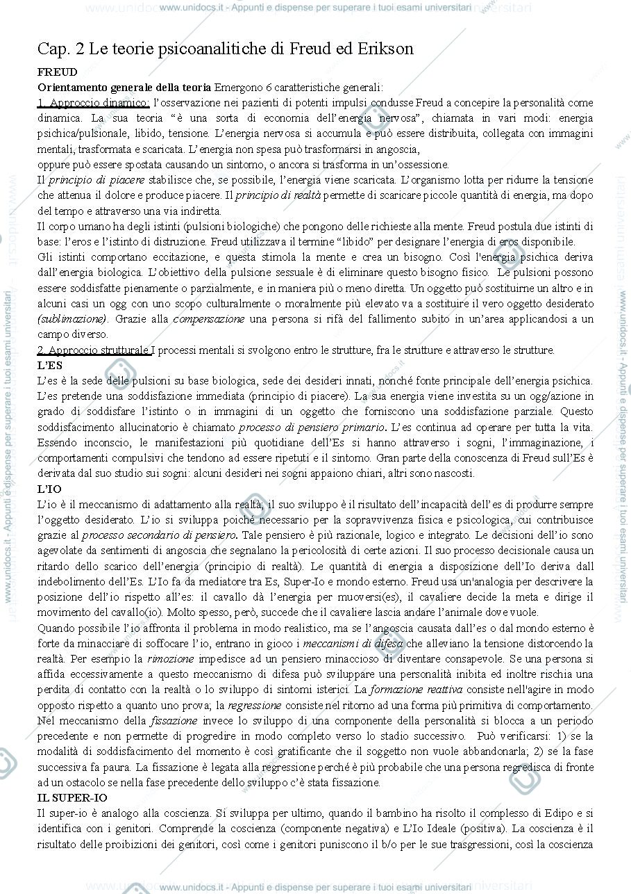 Anteprima pagina 1 — Riassunto cap. 2, 3, 4, 5