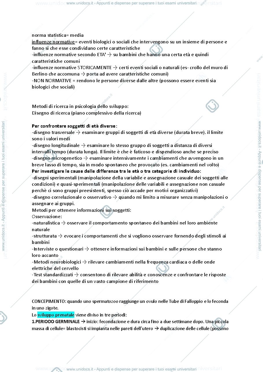 Anteprima pagina 3 — psicologia dello sviluppo
