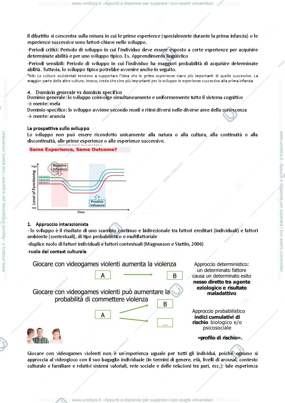 Anteprima pagina 2 — Appunti psicologia dello sviluppo