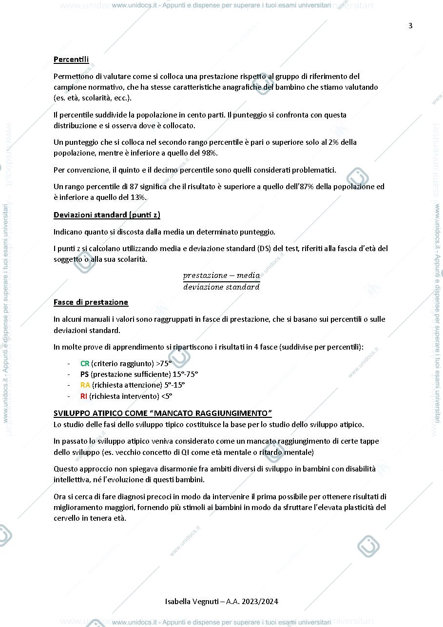 Anteprima pagina 3 — psicologia dello sviluppo
