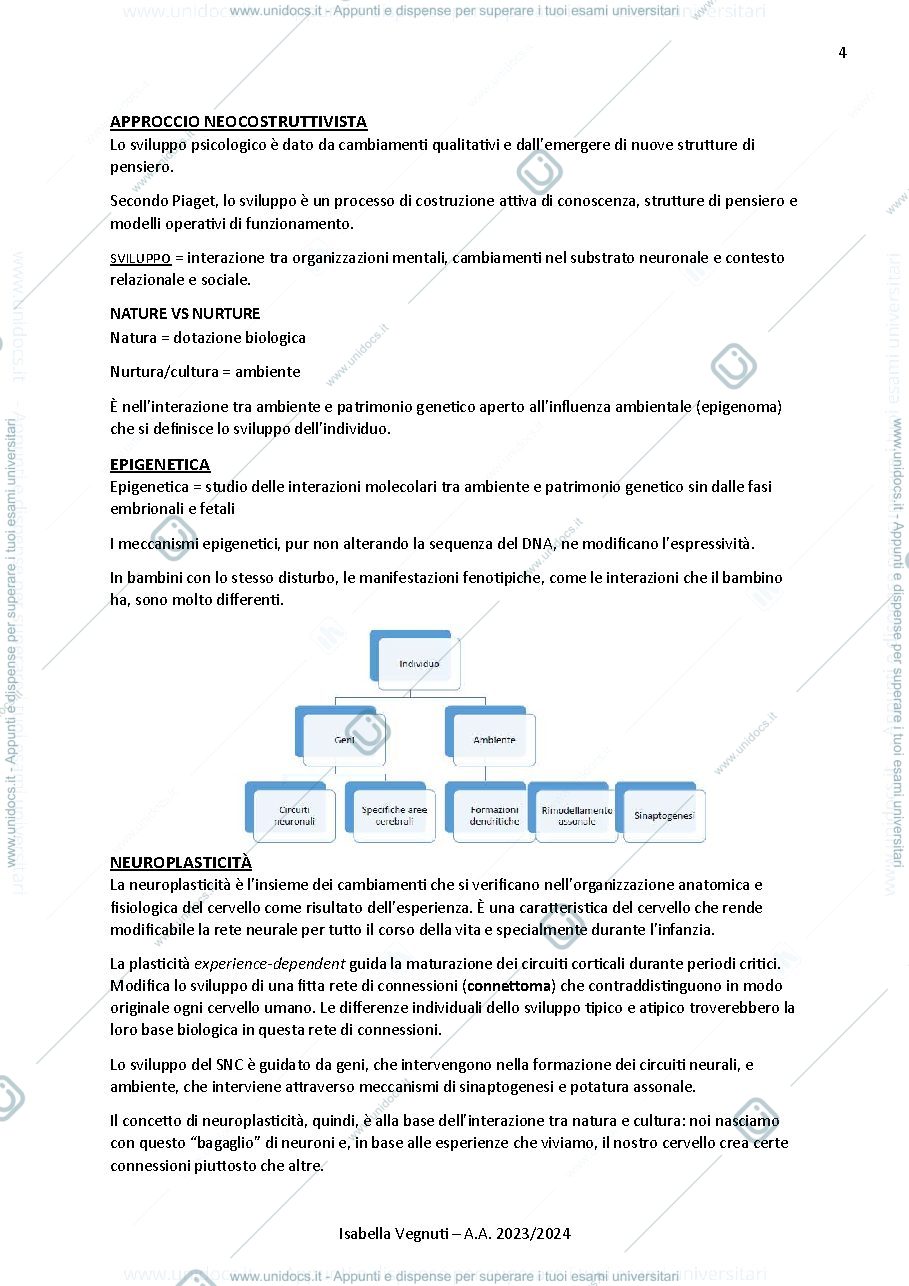 Anteprima pagina 4 — psicologia dello sviluppo