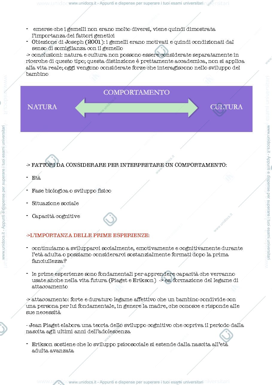 Anteprima pagina 2 — Appunti prima parte Sviluppo