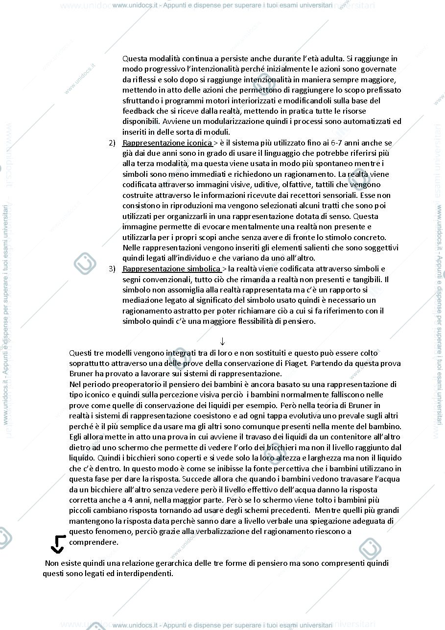 Anteprima pagina 2 — appunti psicologia dello sviluppo 