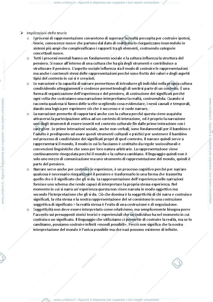 Anteprima pagina 3 — appunti psicologia dello sviluppo 