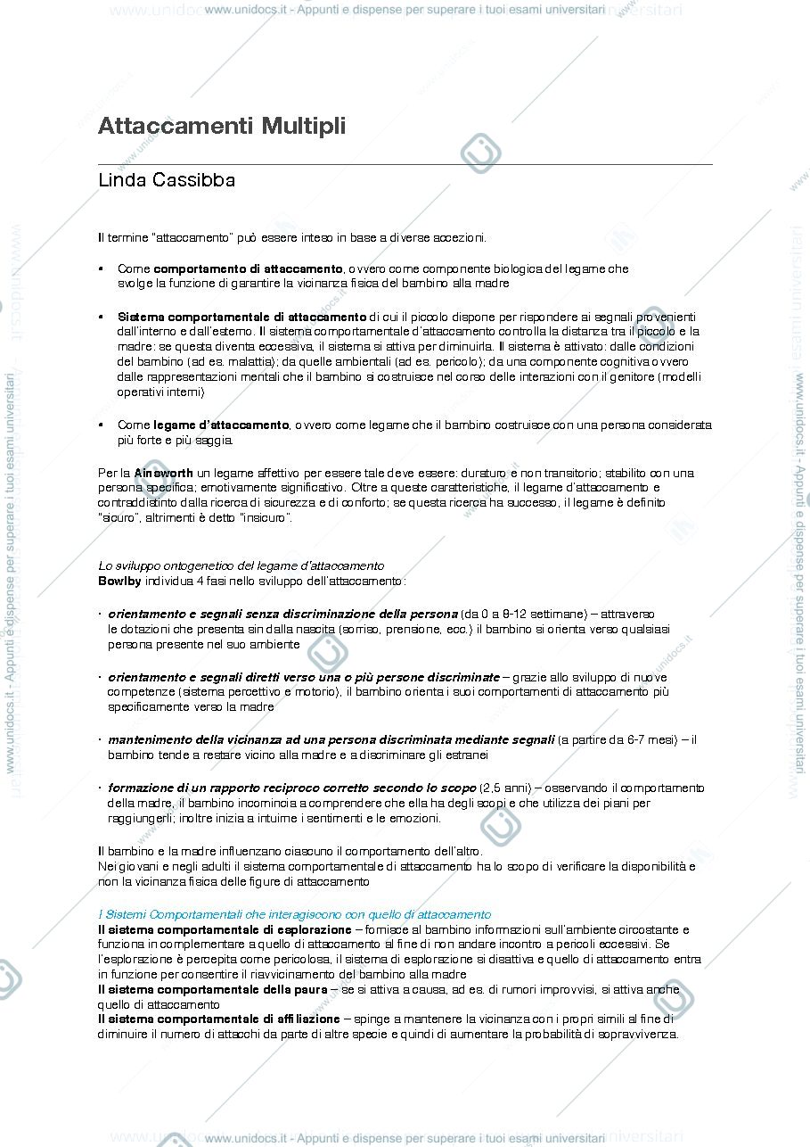 Anteprima pagina 1 — Attaccamenti Multipli 