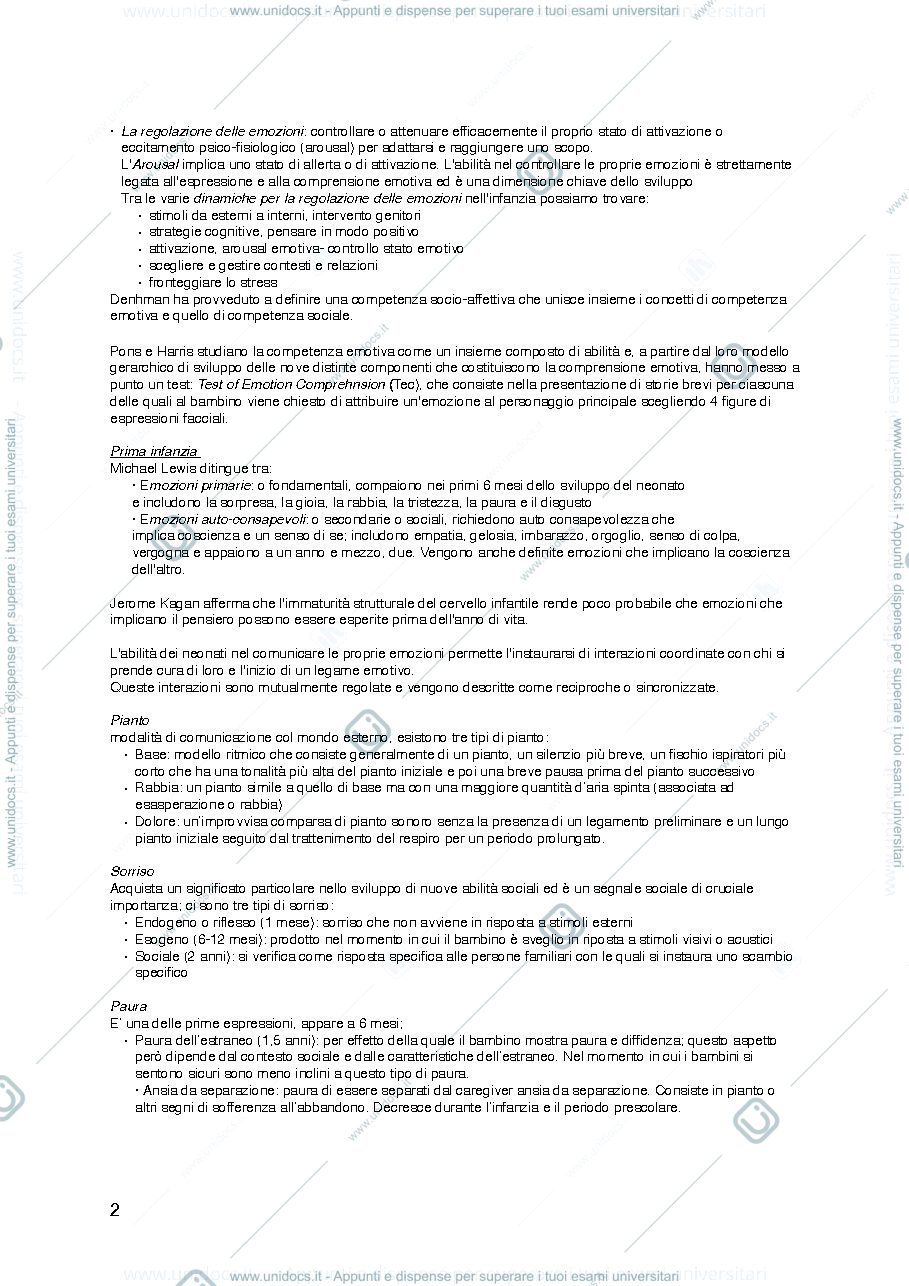 Anteprima pagina 2 — Manuale psicologia dello sviluppo 