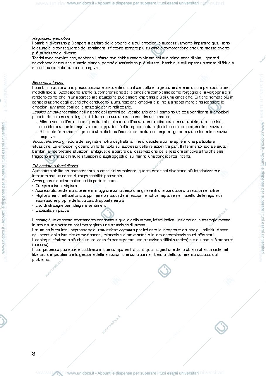 Anteprima pagina 3 — Manuale psicologia dello sviluppo 