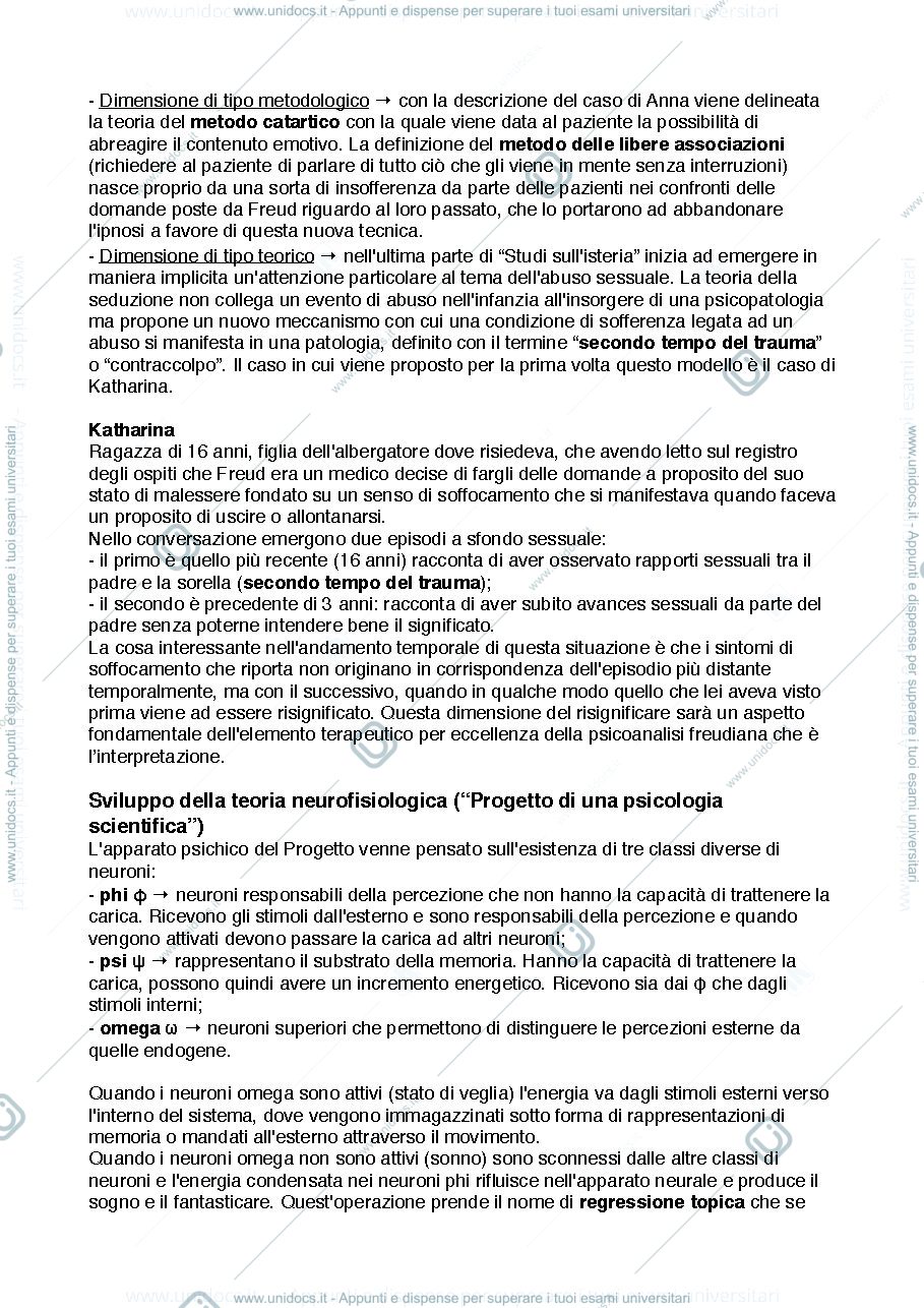 Anteprima pagina 3 — Riassunto completo psicologia dinamica