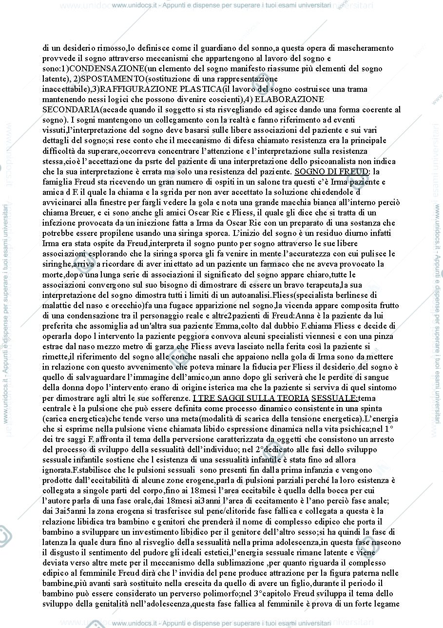 Anteprima pagina 2 — Riassunto "Manuale di Psicologia Dinamica" (Concato)