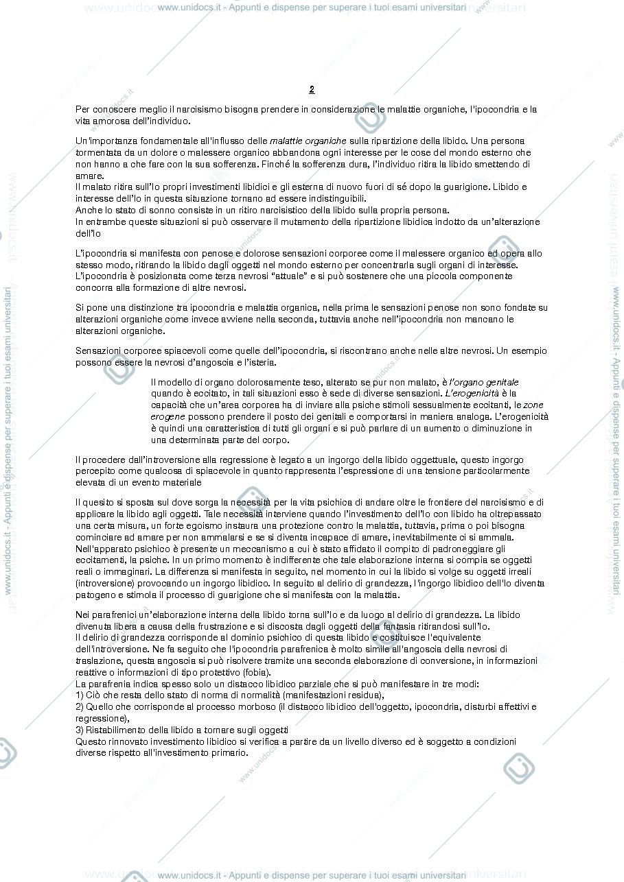 Anteprima pagina 2 — Introduzione al narcisismo 