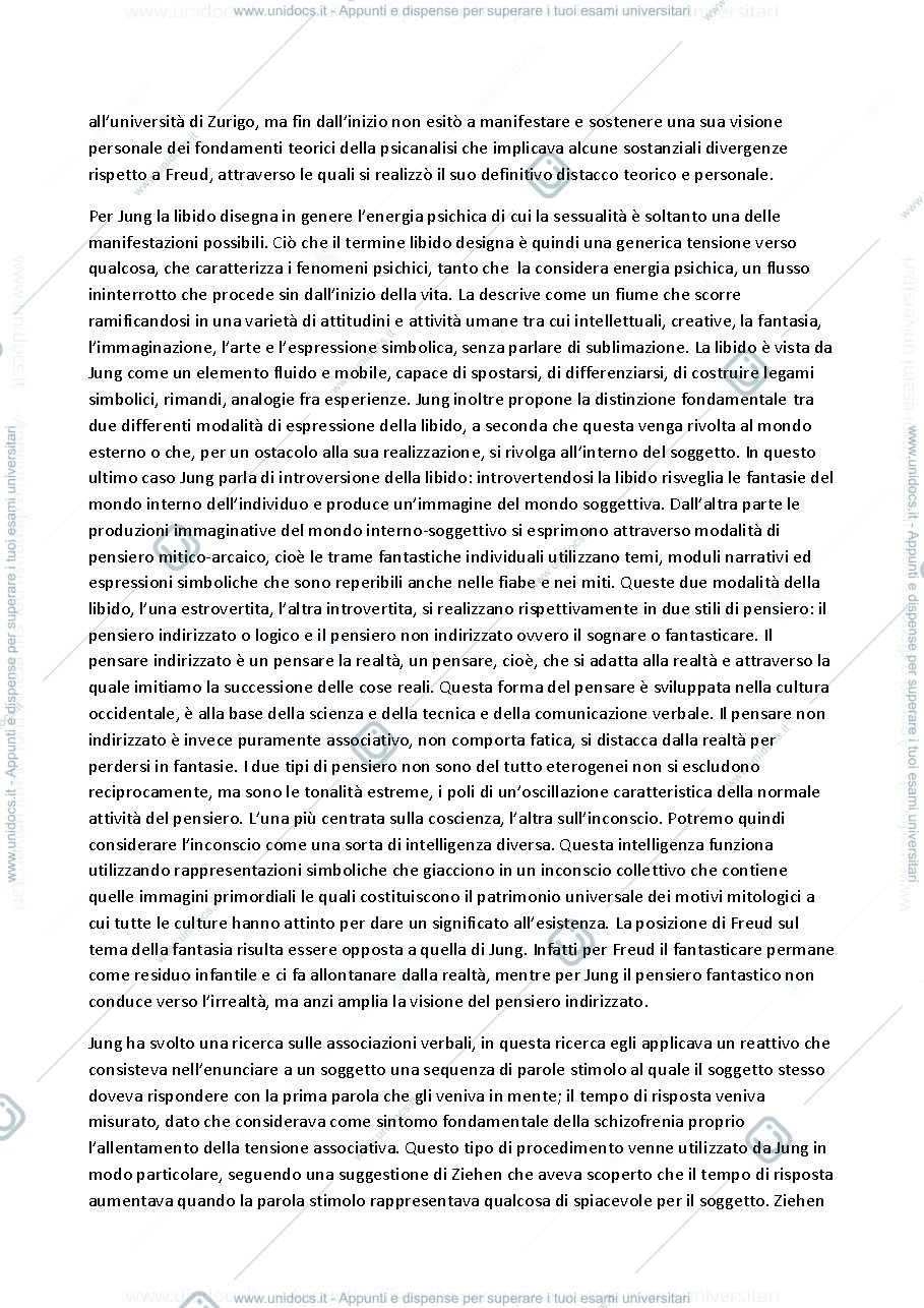 Anteprima pagina 2 — Riassunto "Manuale di Psicologia Dinamica" (Concato)