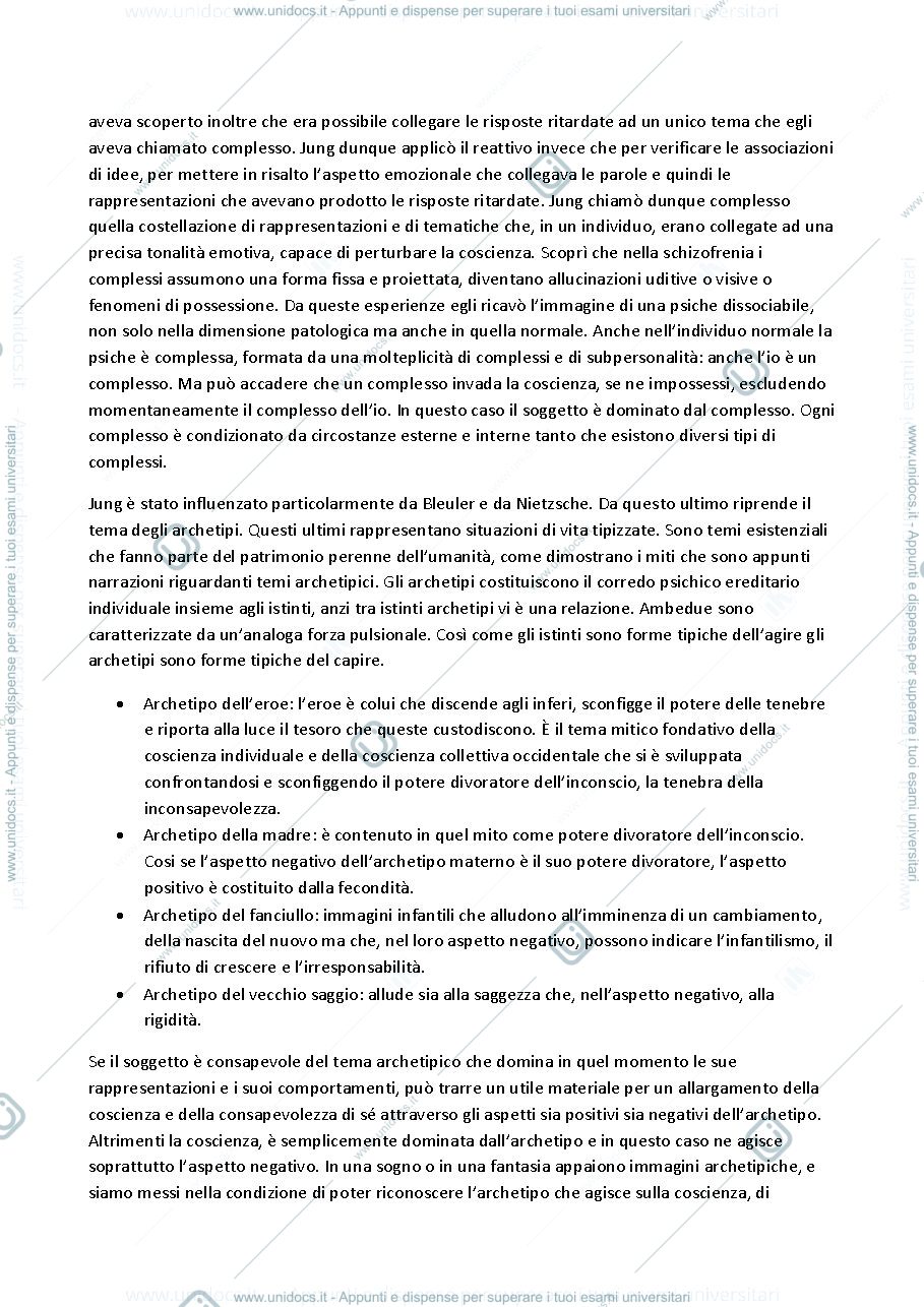 Anteprima pagina 3 — Riassunto "Manuale di Psicologia Dinamica" (Concato)