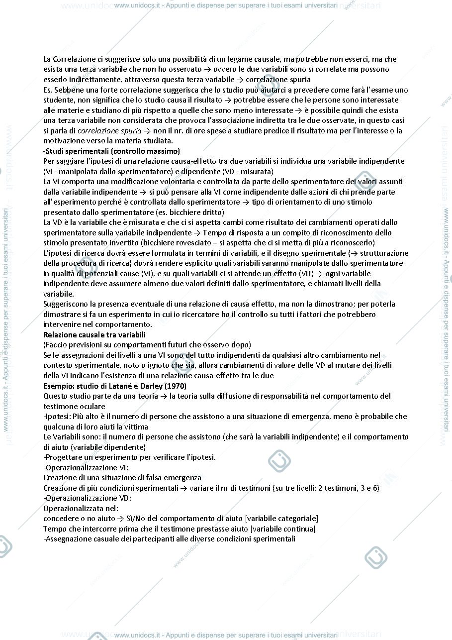 Anteprima pagina 2 — psicologia generale 1 - Ricciardelli