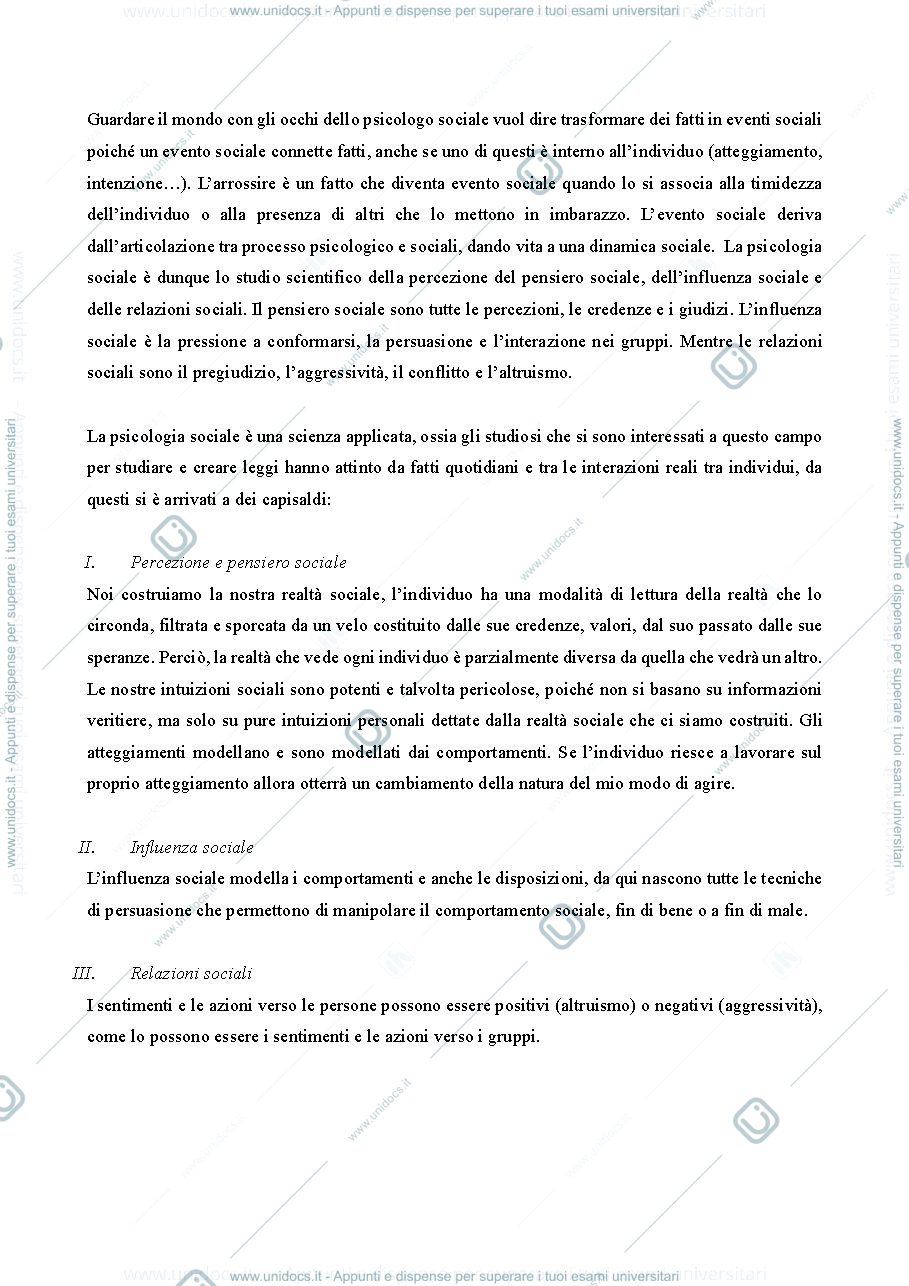 Anteprima pagina 2 — Psicologia sociale 