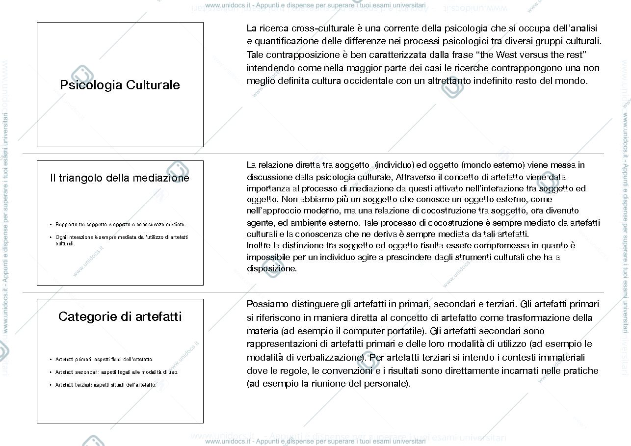Anteprima pagina 1 — psicologia culturale