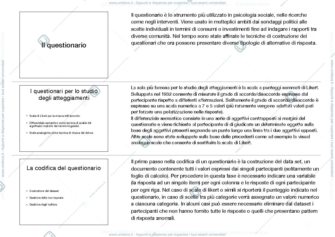 Anteprima pagina 1 — il questionario