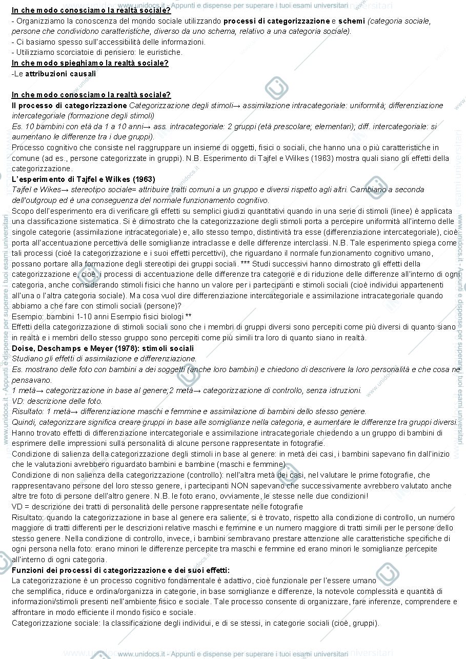 Anteprima pagina 1 — Psicologia sociale
