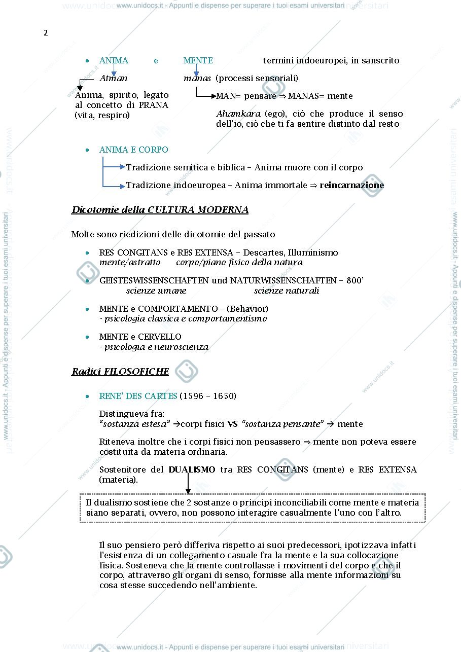 Anteprima pagina 2 — PSICOLOGIA GENERALE DELLA COMUNICAZIONE