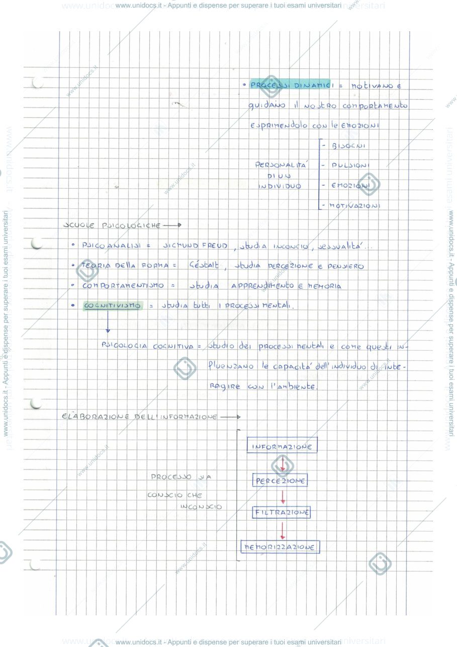 Anteprima pagina 3 — APPUNTI DI PSICOLOGIA GENERALE