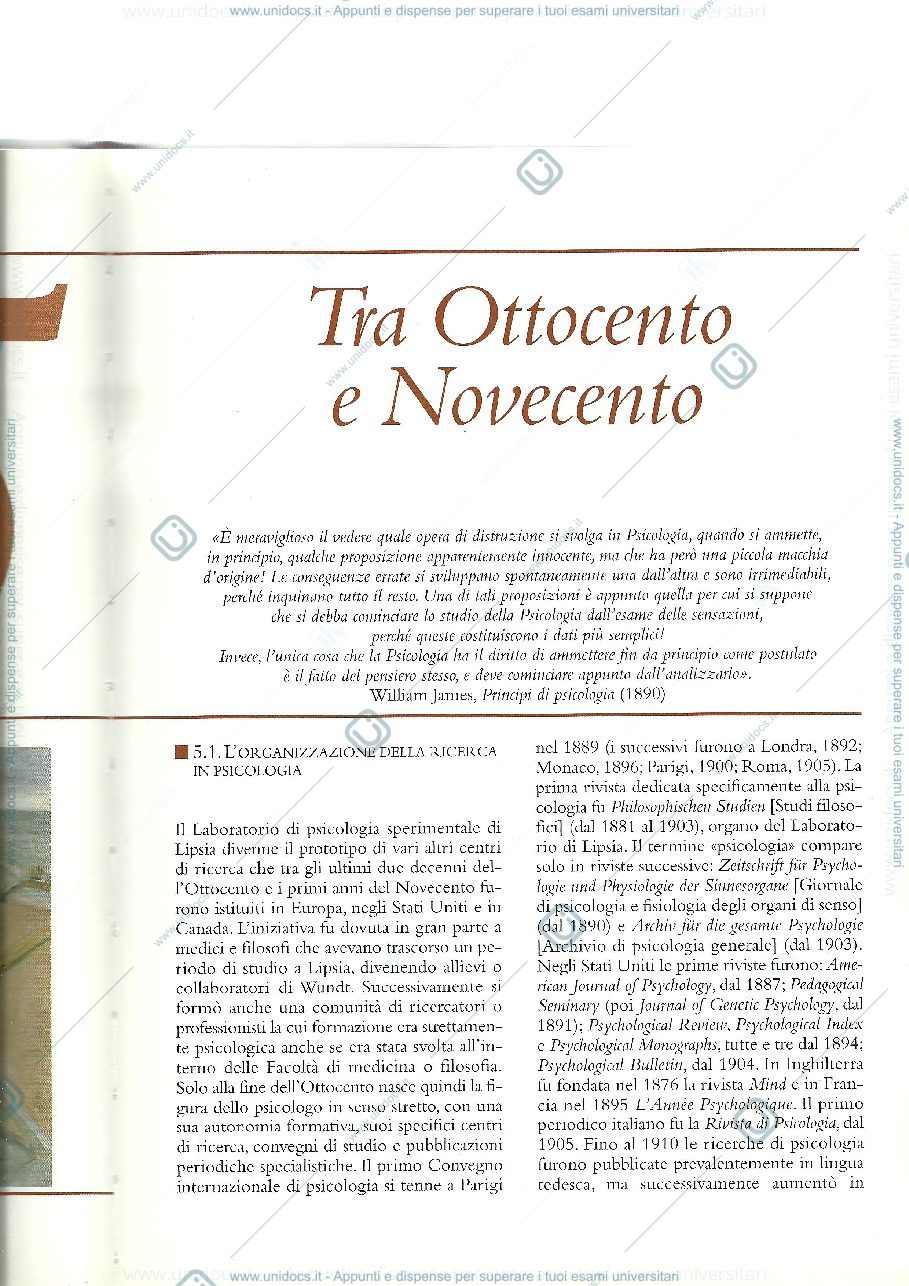 Anteprima pagina 2 — Manuale di Storia della Psicologia 