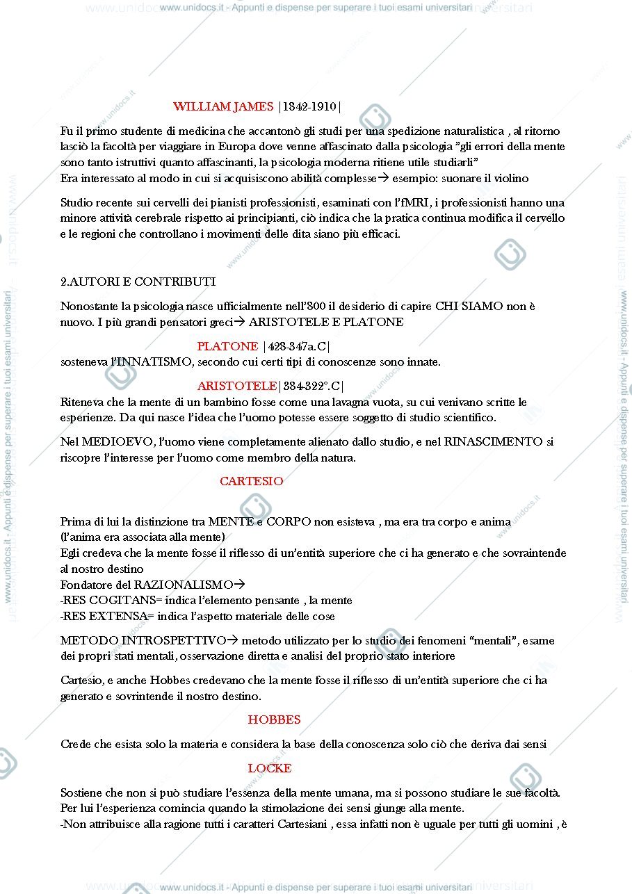Anteprima pagina 2 — psicologia generale prof conversano