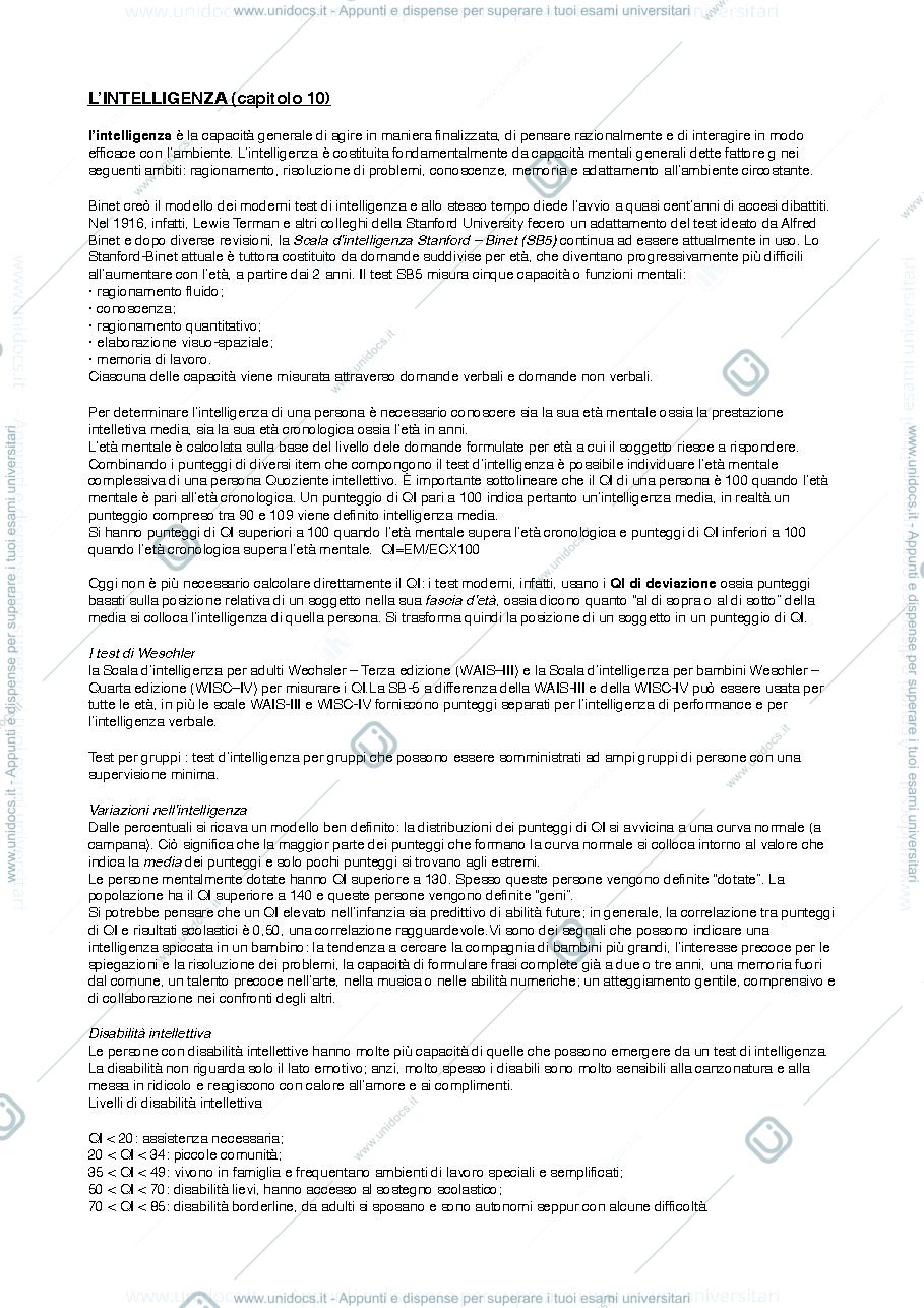 Anteprima pagina 1 — L'intelligenza