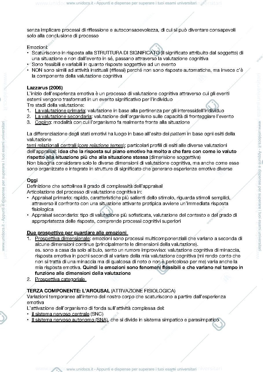 Anteprima pagina 4 — Psicologia generale 