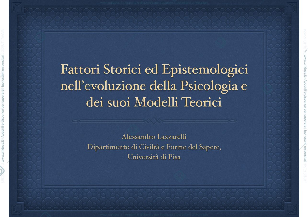 Anteprima pagina 1 — Psicologia 
