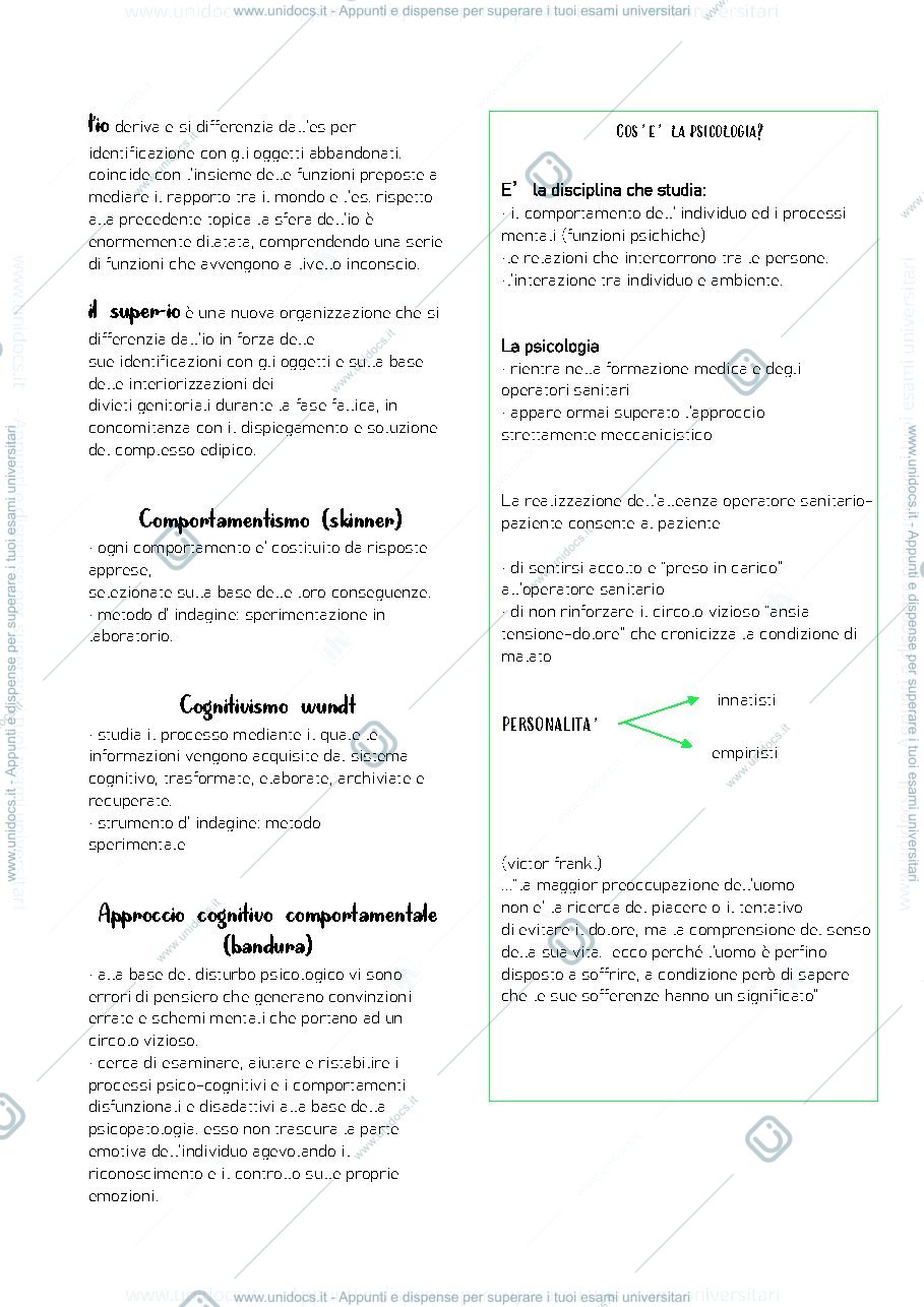 Anteprima pagina 2 — Psicologia generale 