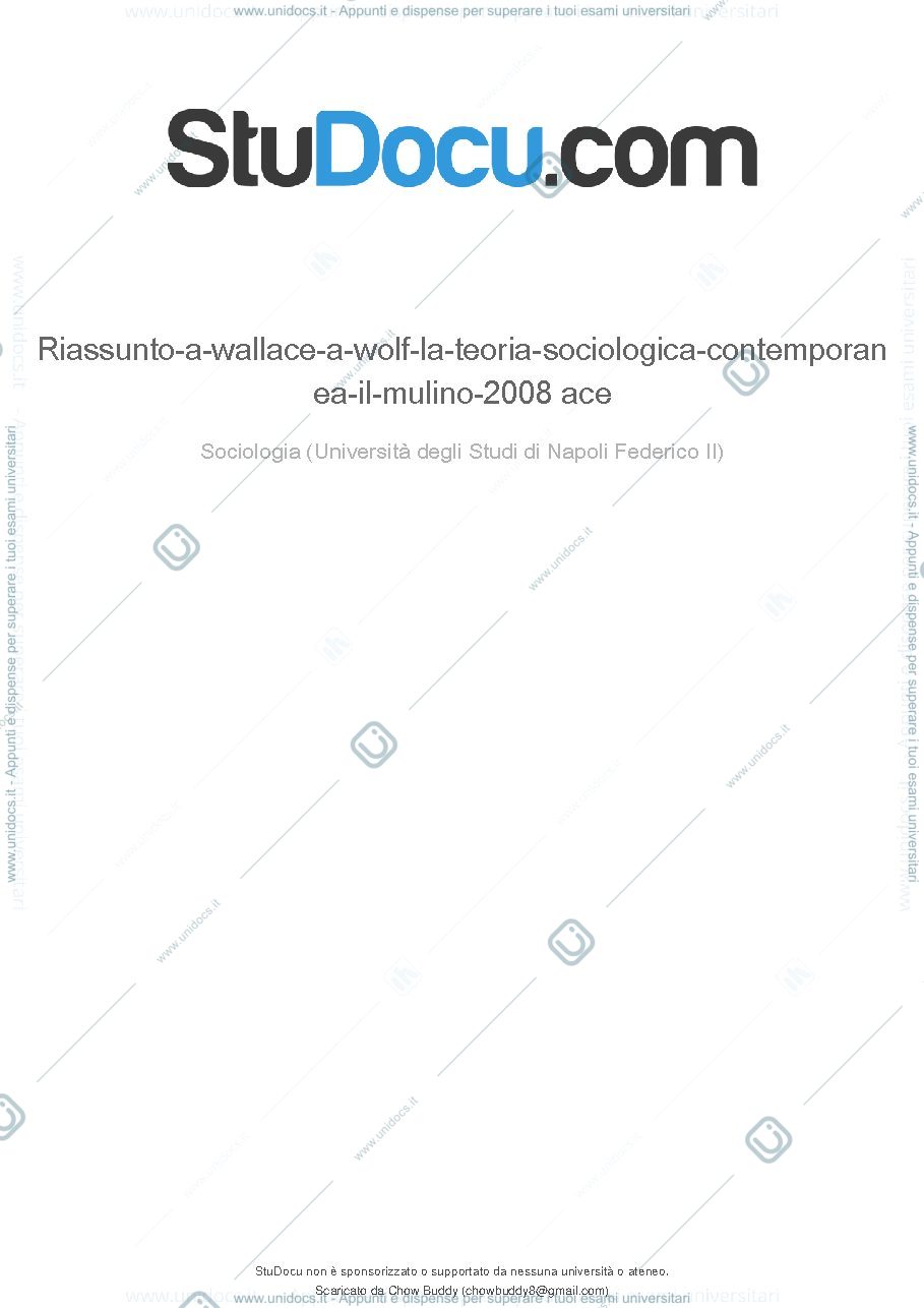 Anteprima pagina 1 — scienza sociale