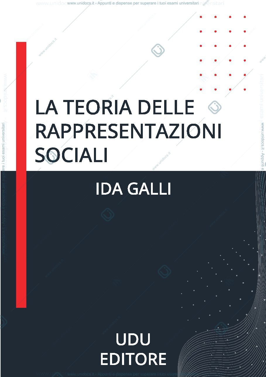 Anteprima pagina 1 — La teoria delle rappresentazioni sociali
